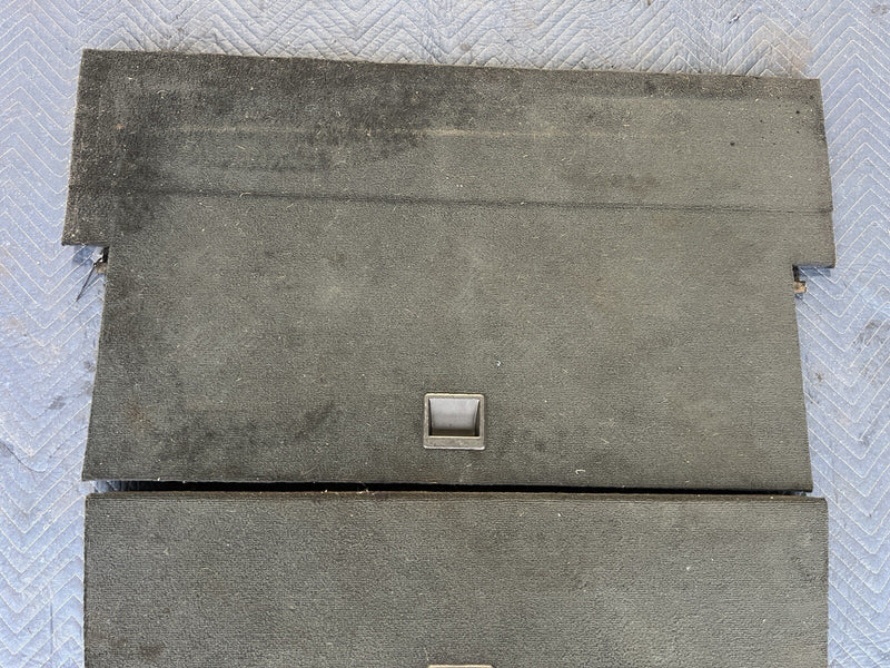 1998-2000 Volvo V70R V70 Wagon Rear Cargo Panel Carpet Trim Charcoal OEM #4103E