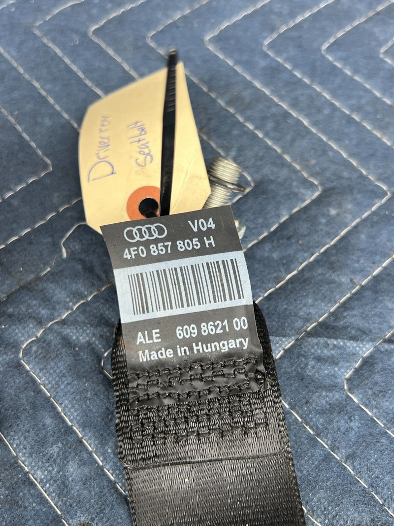 2005-2011 Audi A6 Driver Left Rear Seat Belt 4F0 857 805 H OEM #62ZJ