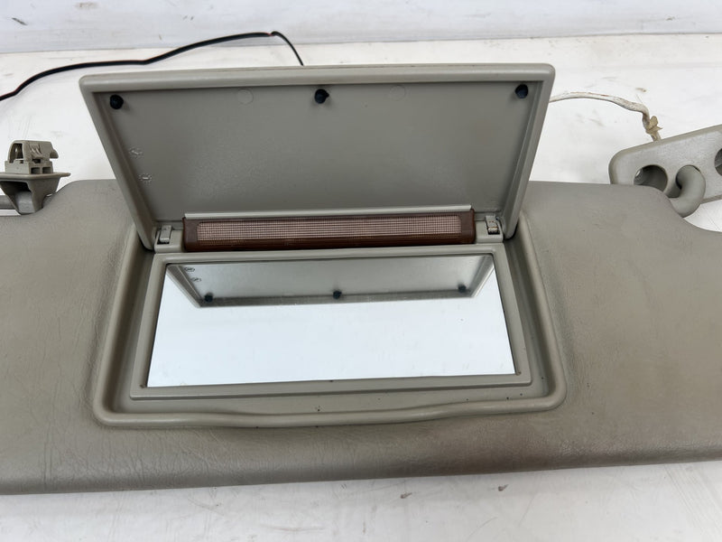 1998-2000 Volvo S70 V70 XC Sun Visor Shade Pair w/ Illumination Tan OEM #6837EM
