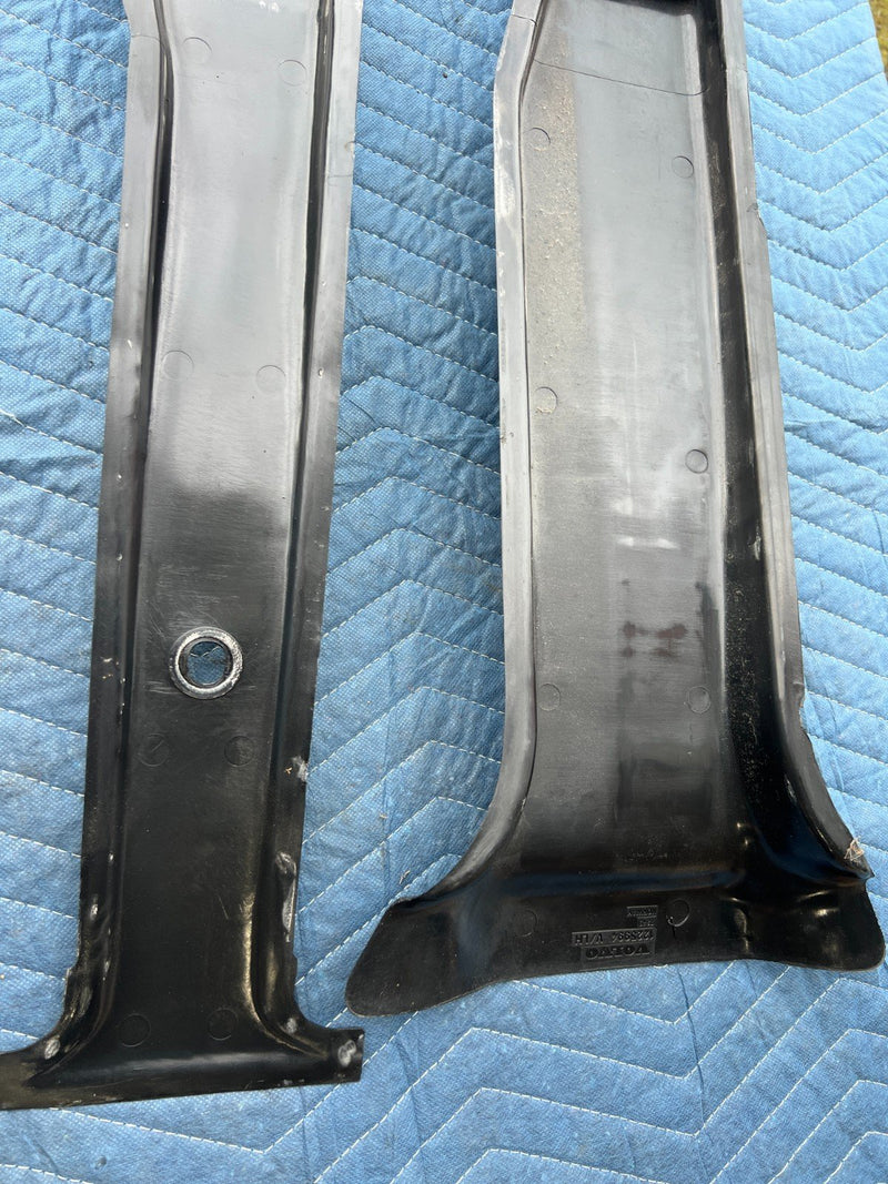 1986-1993 Volvo 240 244 245 Left & Right B Pillar Trim Pair 1225995 OEM #4071EM