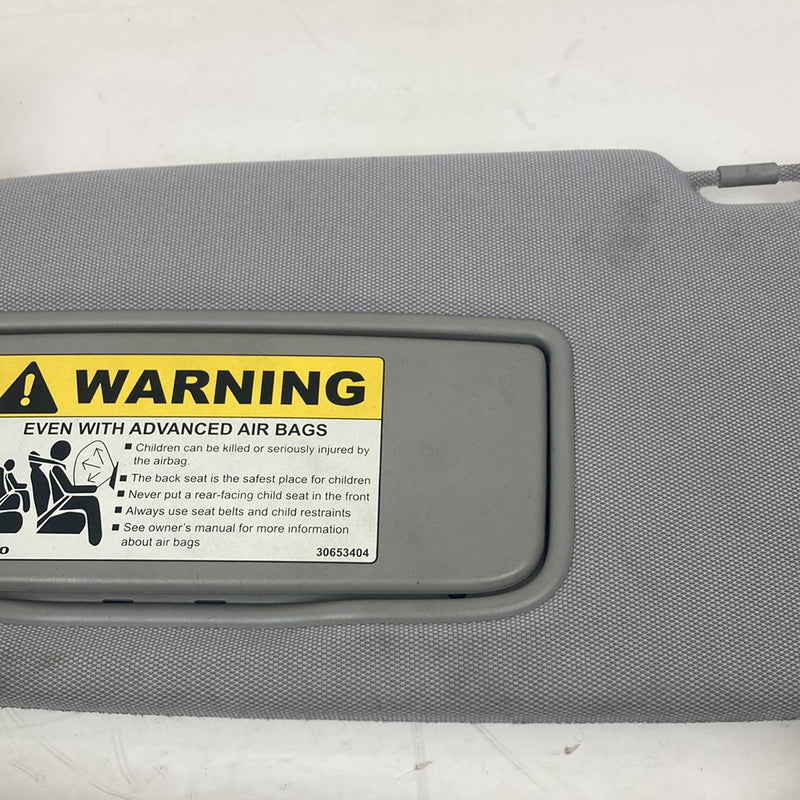 2003-2006 Volvo XC90 Right & Left Sun Visor Shade Gray Cloth 39890510 OEM #4802M