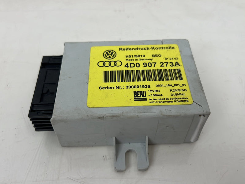 2001-2003 Audi S8 D2 A8 TPMS Tire Pressure Module Sensor 4D0907273A OEM #6077EM