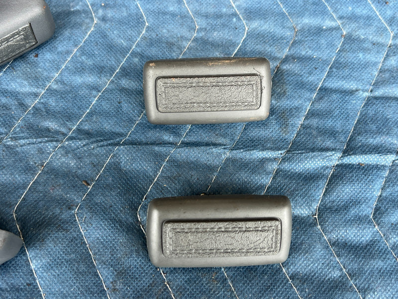 1989-1995 Volvo 740 940 Sedan Overhead Grab Handle Set of 3 Gray OEM #3805EM