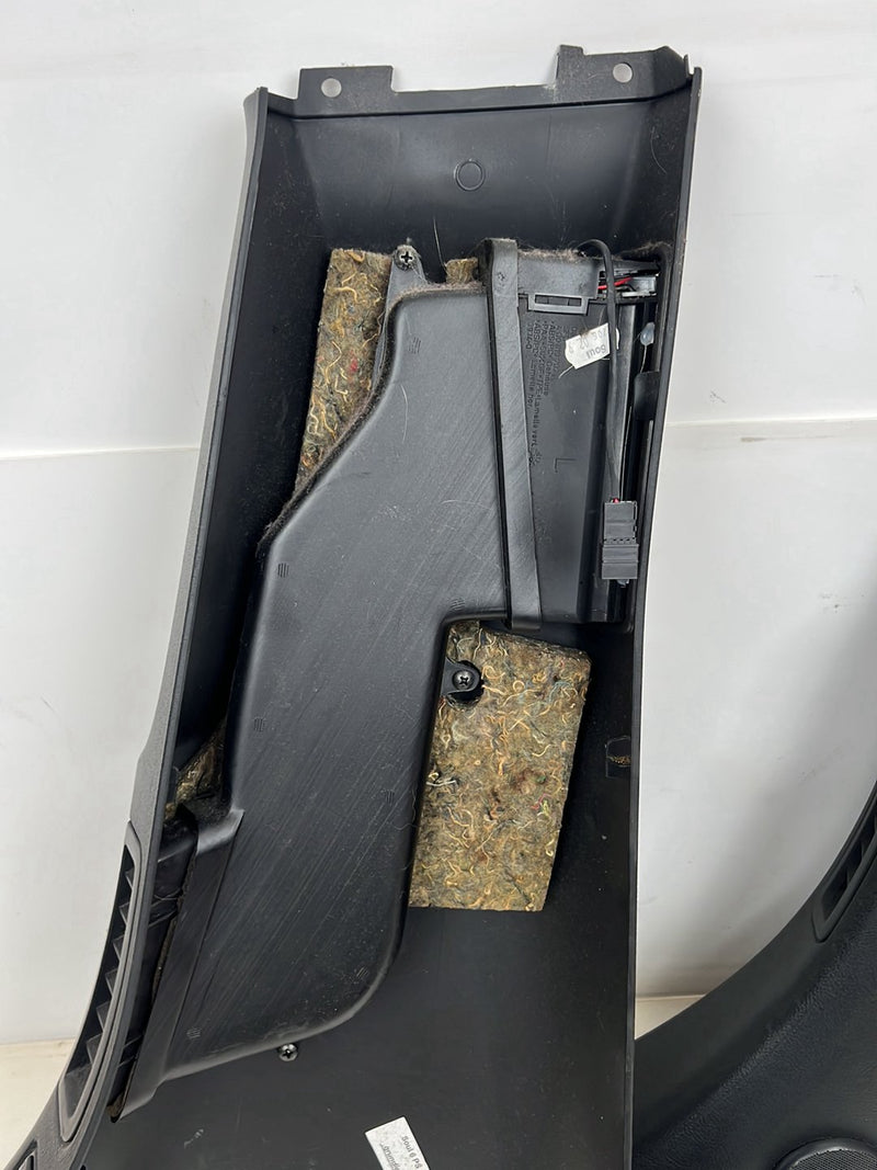 1996-2003 Audi S8 D2 A8 Right & Left B Pillar Trim Pair Black OEM #6374EM