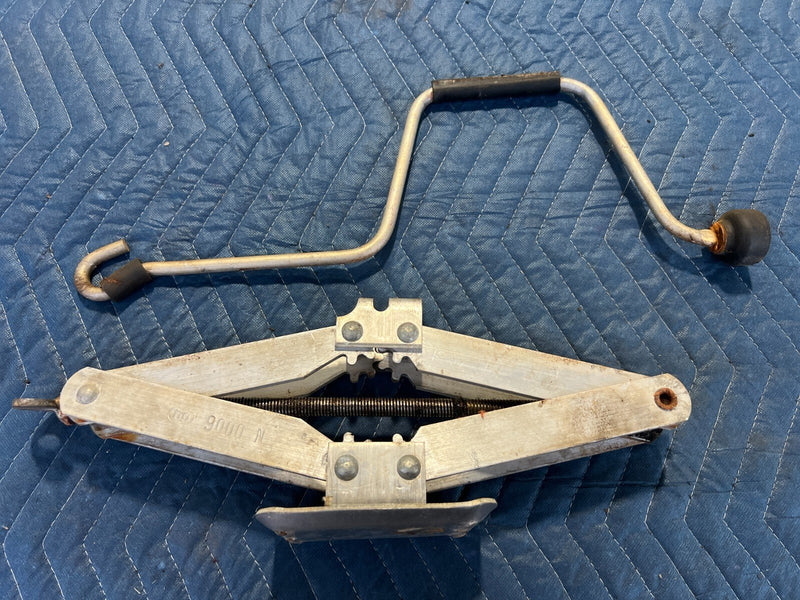 1983-1985 Porsche 944 Emergency Spare Tire Scissor Jack Kit & Handle OEM #2475EM