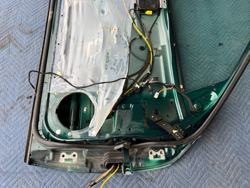 1998-2003 Mercedes W210 E320 Front Driver Left Door Assembly Green OEM #4730EM