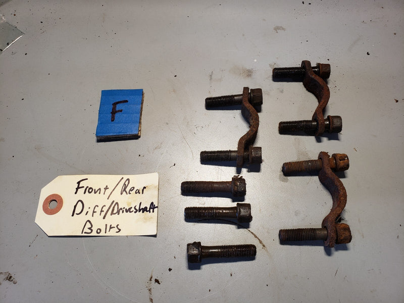 1996-1999 Chevy GMC GM 1500 C/K  Front Rear Driveshaft Hardware #1246CN