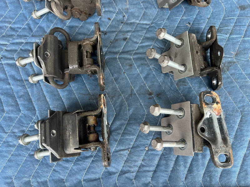 1989-1995 Volvo 740 940 Sedan Door Hinge RH LH Full Set w/ Hardware OEM #3691EM