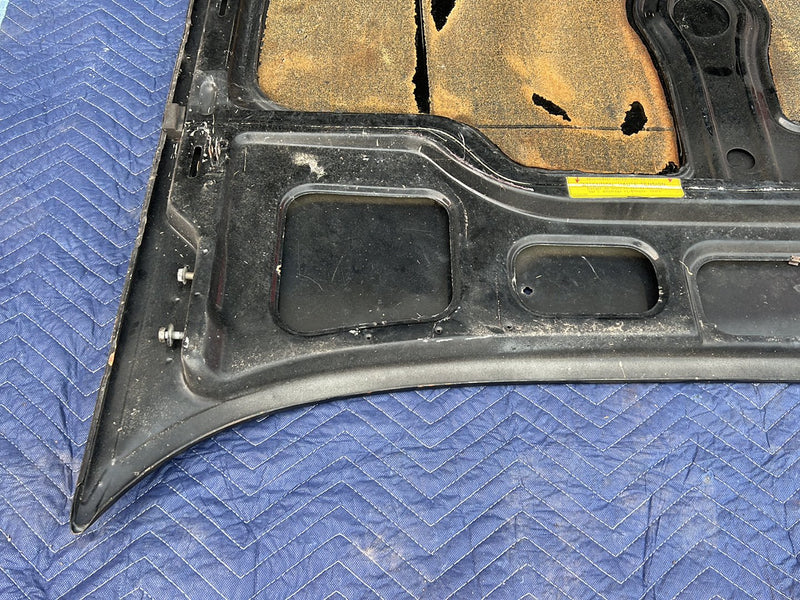 1983-1985 Porsche 944 Engine Bonnet Hood Panel Assembly Black OEM #5716EM
