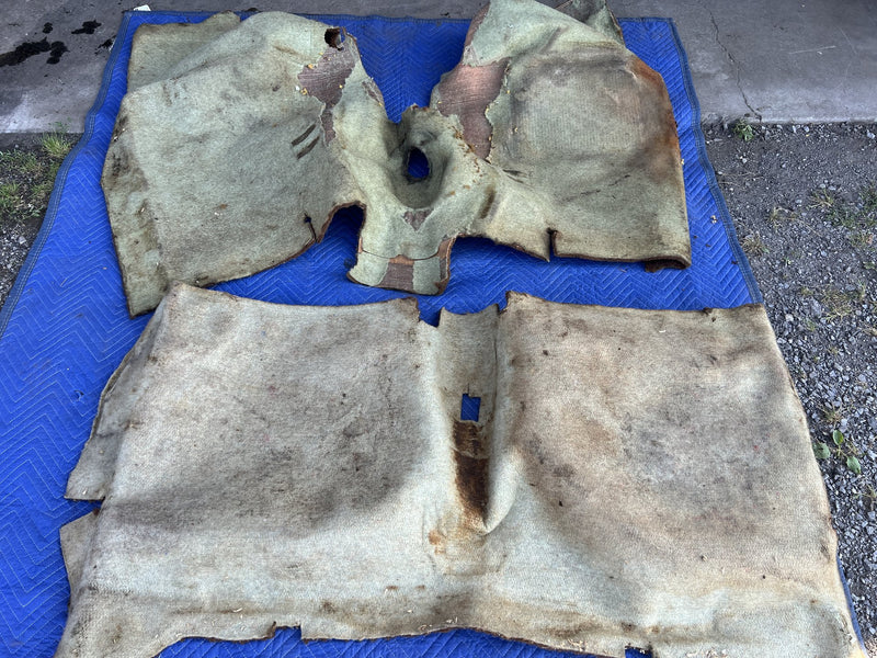 1967-1974 Volvo 140 142 Molded Carpet Full Set Brown OEM #5081EM