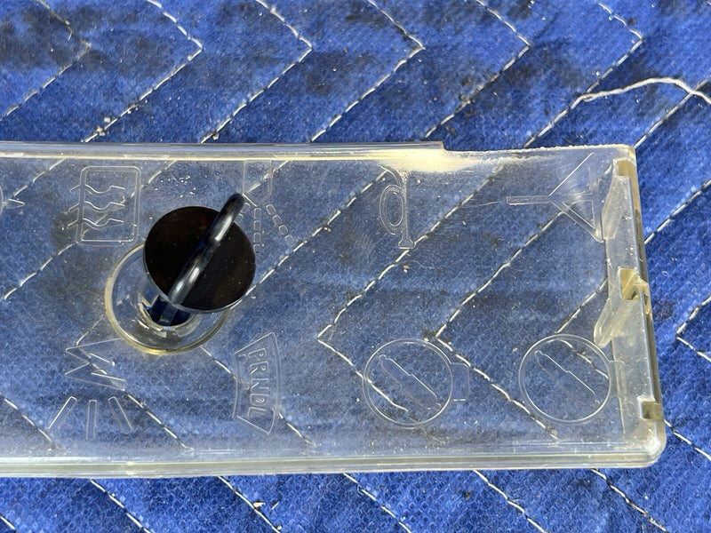 1980-1985 Cadillac Seville Fuse Box Cover Clear OEM #3348M