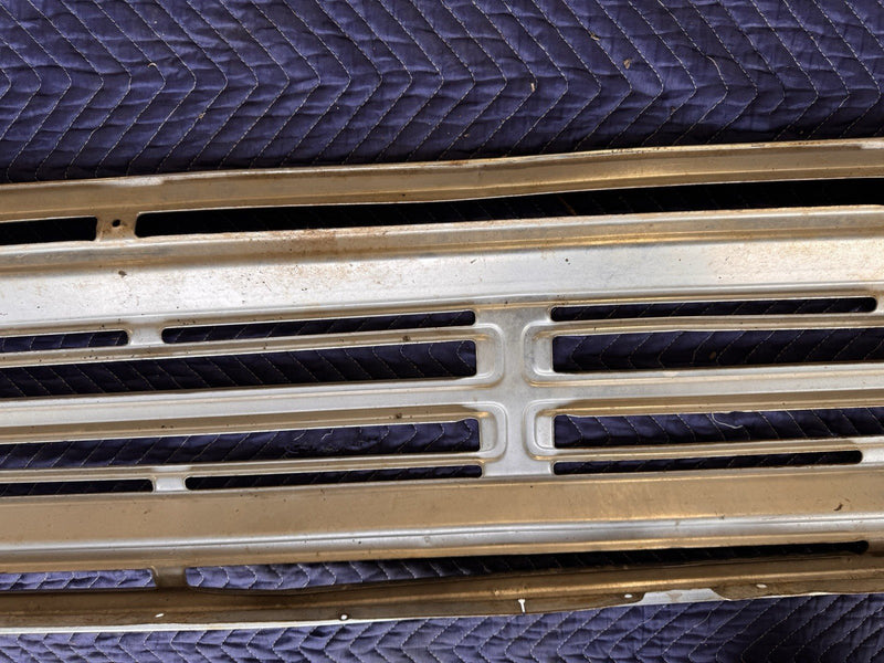 1972-1973 Dodge Truck Tin Front Grille D100 D200 Pickup Aluminum Trim OEM #4764E