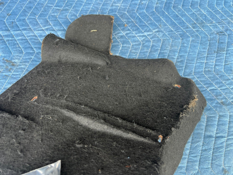 1985-1992 Volkswagen Golf Kick Panel Right Front Carpet Panel Black OEM
