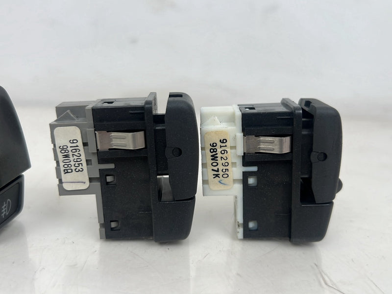 1998-2000 Volvo V70 S70 Fog Light Sunroof TRACS Traction Dash Switch Set OEM