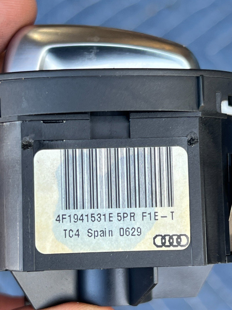 2005-2011 Audi A6 Light Switch Headlight Control 4F1941531E 5PR F1E-T OEM #9ZJ