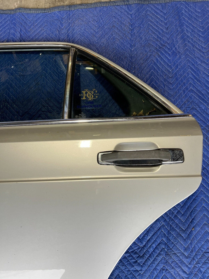 1979-1985 Mercedes 300SD W126 Silver Driver Left Rear Door Assembly OEM #843EM