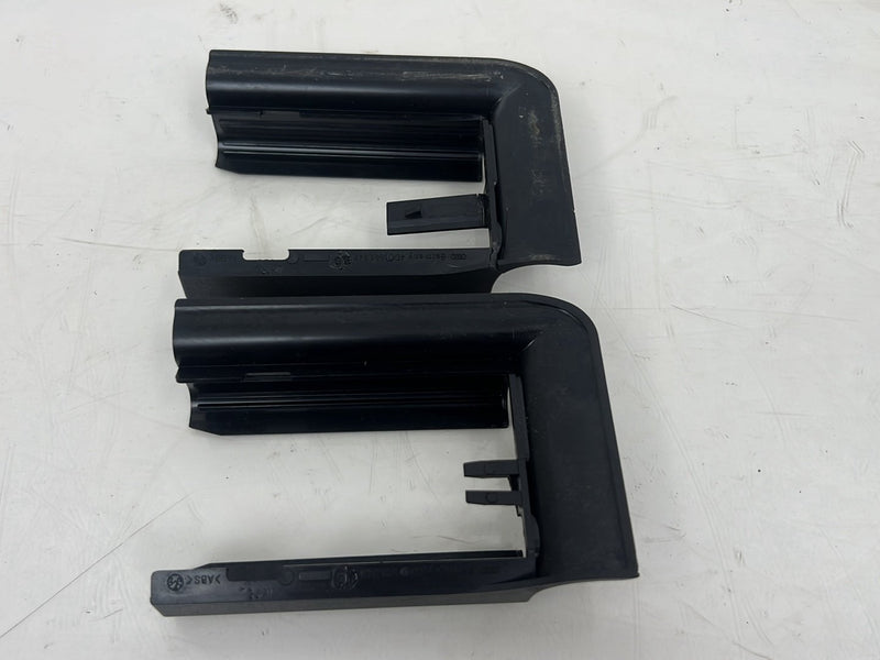 1996-2003 Audi S8 D2 A8 Right & Left Seat Track Trim Cover Set Black OEM #6442EM