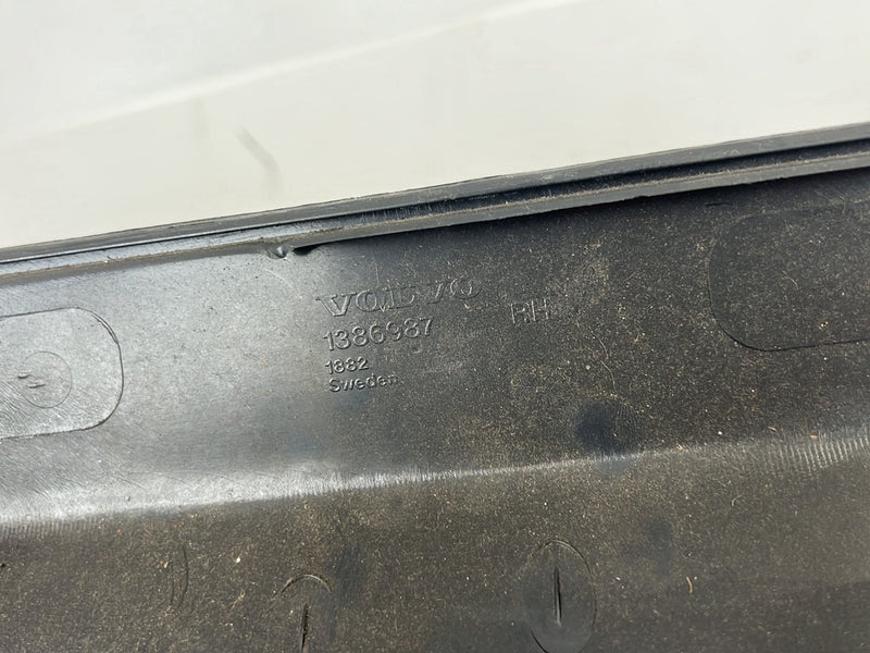 1990-1992 Volvo 740 745 940 Wagon Door Sill Headliner Trim Set Black OEM #6004EM