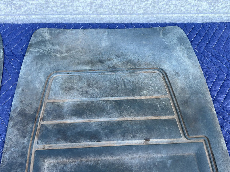 1988-1998 Chevrolet Silverado GMC OBS Right Left Floor Mat Pair Blue OEM #5506EM