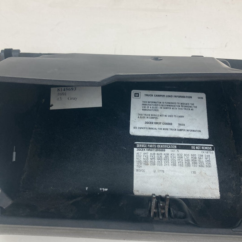 1996 Chevrolet Silverado GMT800 - Glove Box PN: 8145693 15991691