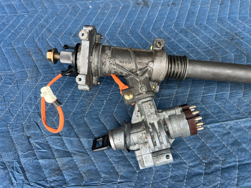 1992-1995 Volvo 940 740 Steering Column Ignition w/ Key & Clock Spring OE#3257EM