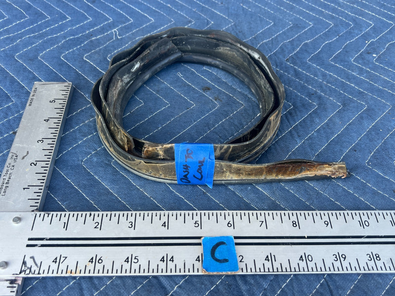 1967-1974 Volvo 140 142 144 145 Windshield Cowl Weatherstripping Seal OE #4912EM