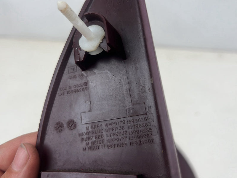 1995-1999 Chevrolet Silverado Tahoe Sierra Corner Mirror Trim Maroon OEM #5526EM