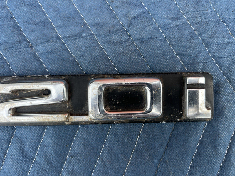 1977-1983 BMW 2002 E21 3 Series 320i Rear Emblem Chrome OEM #3851M