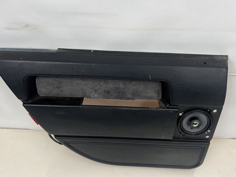 1990-1992 Volvo 740 745 940 Wagon Door Card Trim Panel Set of 4 Black OE #5977EM