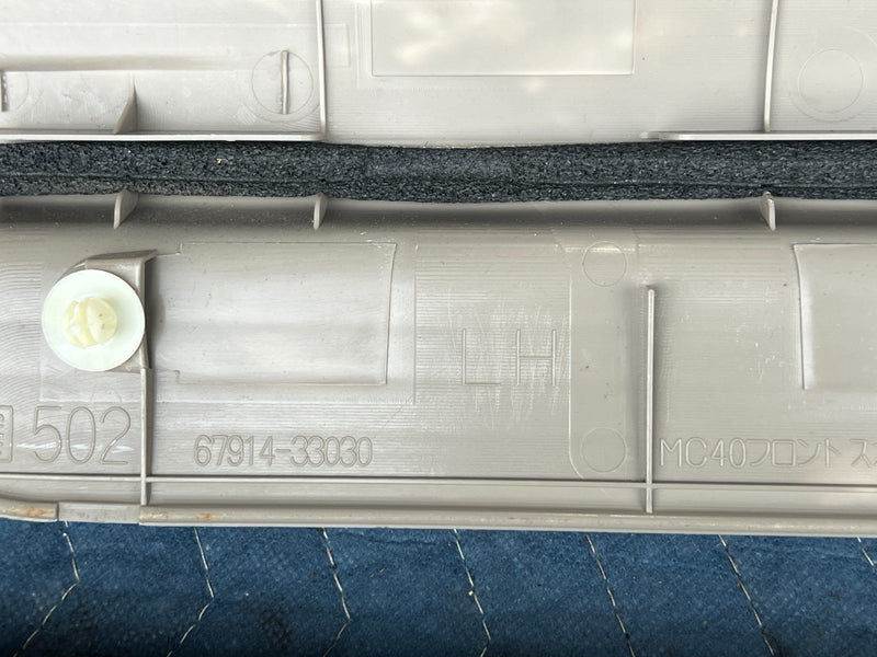 2002-2006 Toyota Camry LE SE Front Rear Door Sill Scuff Plate Trim OEM #6499EM