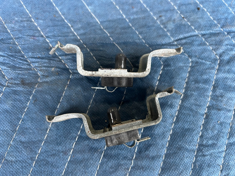 1983-1985 Porsche 944 License Plate Light Lamp Assembly Pair OEM #2556EM