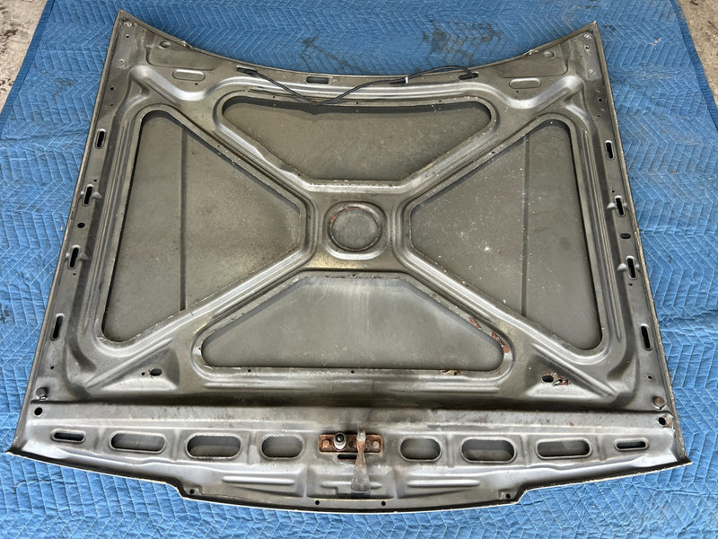 1986-1993 Volvo 240 244 245 Front Hood Panel Engine Bonnet Gray OEM #4464EM
