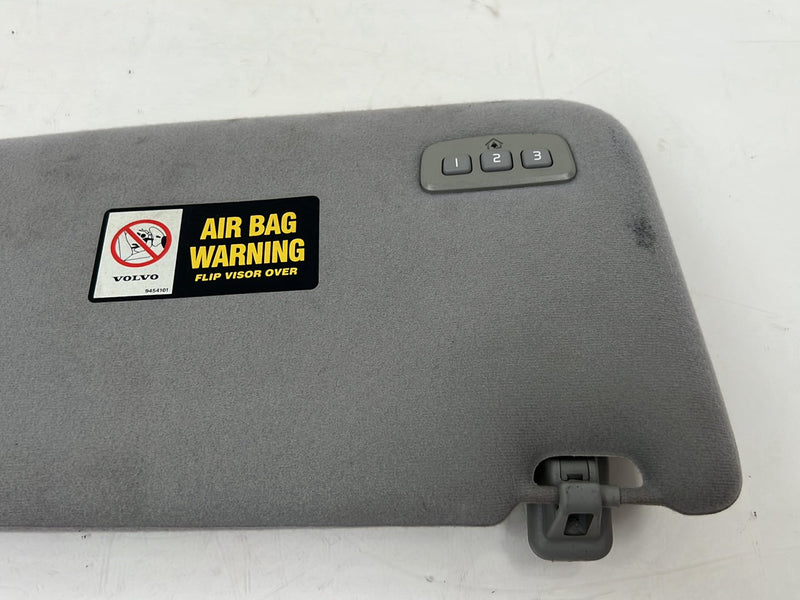2004-2007 Volvo S60R V70R Front Right & Left Sun Visor Pair Gray Cloth 9454101 OEM #5759EM