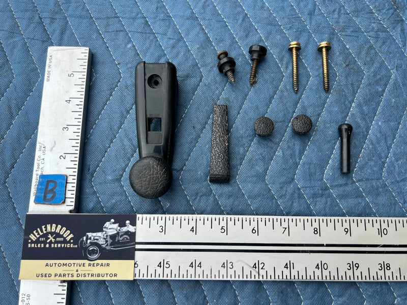 1986-1993 Volvo 240 244 245 Front Left LH Crank & Door Card Hardware OEM #4080EM