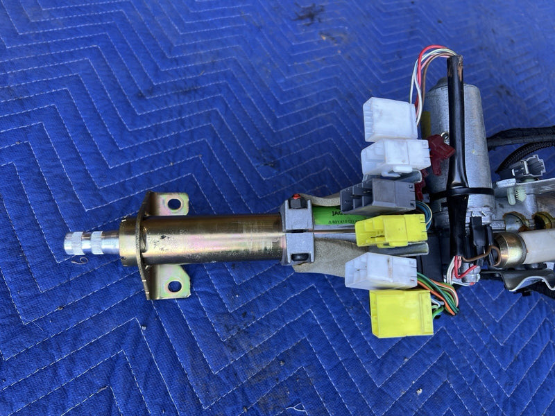 1998-2003 Jaguar XJR XJ8 X308 Ignition Steering Column & Wheel Assembly #4668E