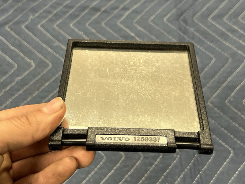 1982-1993 Volvo 240 244 245 Glove Box Vanity Mirror Black 1259337 OEM #3899E