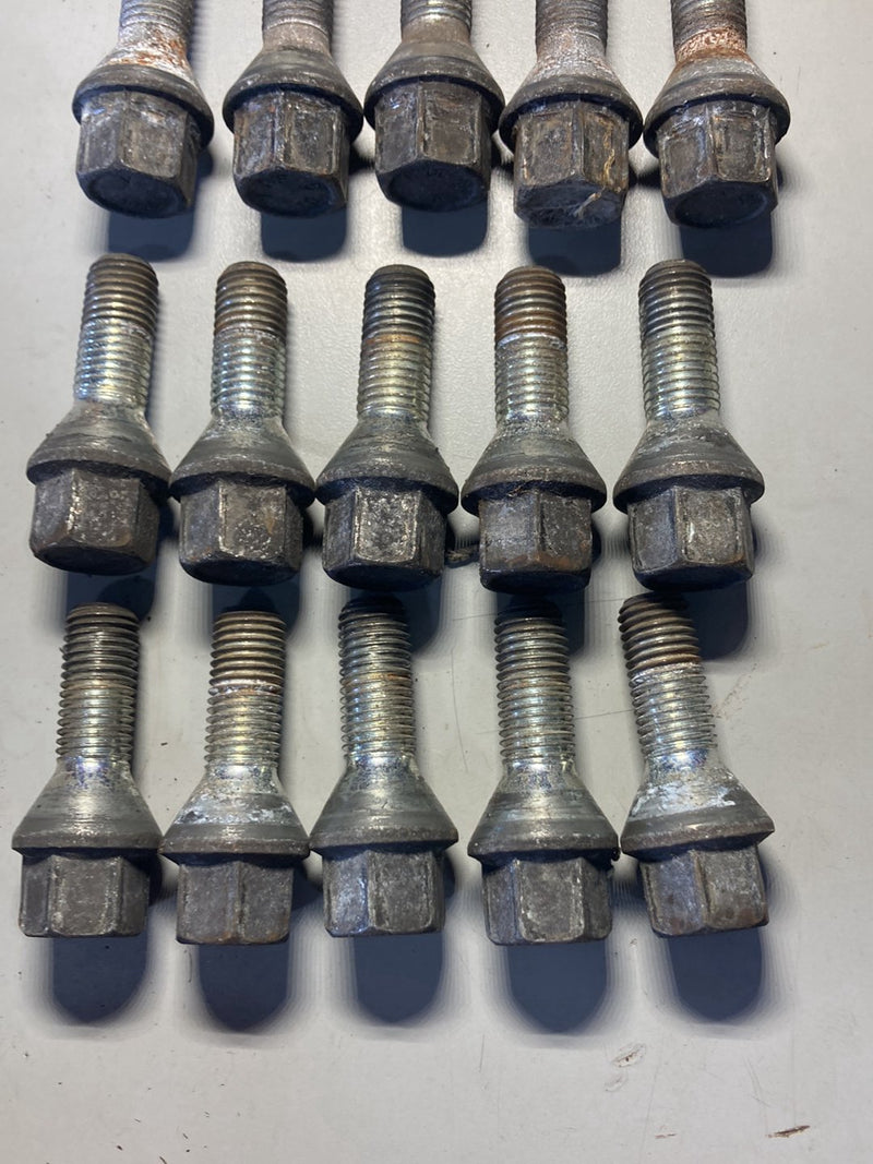 2003-2007 BMW 545i E60 Lug Bolts Complete Set Nuts Extra Long OEM #4995M
