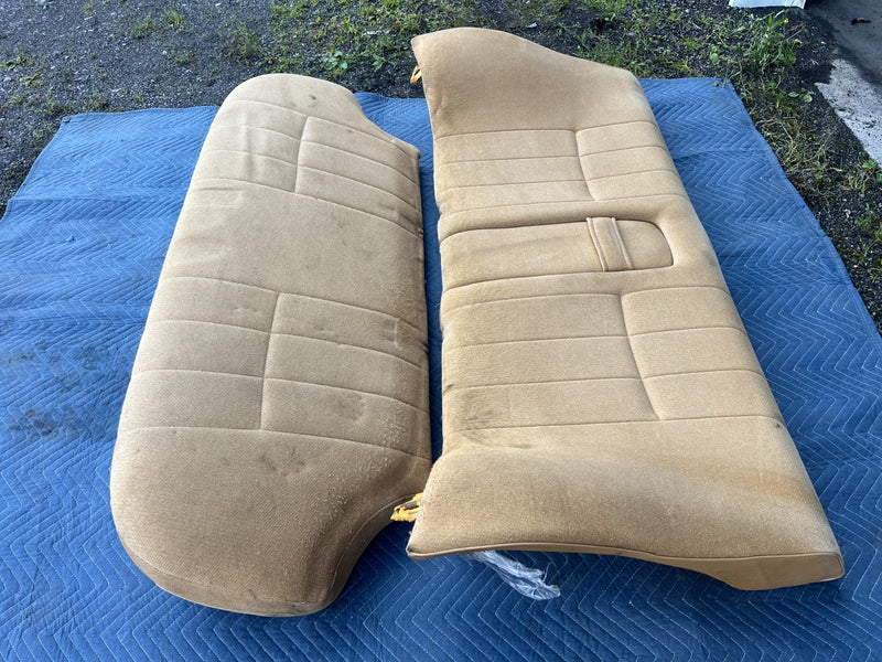 1986-1993 Volvo 240 244 *Sedan Only* Rear Bench Set Tan Cloth OEM #4208EM