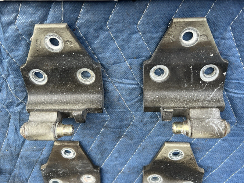 1998-2003 Jaguar XJR XJ8 X308 Front & Rear Door Hinge Set Of 4 Black OEM #4805E