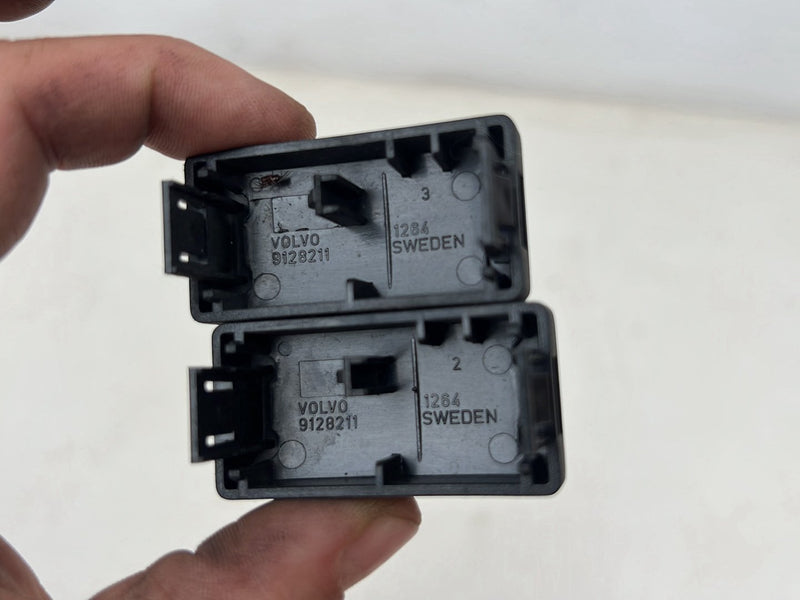 1993-1997 Volvo 850 Dash Blank Filler Switch Set of 4 9128211 OEM