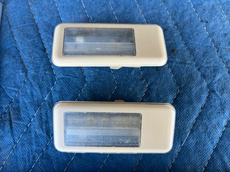 2000-2005 BMW 330xi 325xi E46 Right & Left Sun Visor Light Pair Tan OEM #4794EM