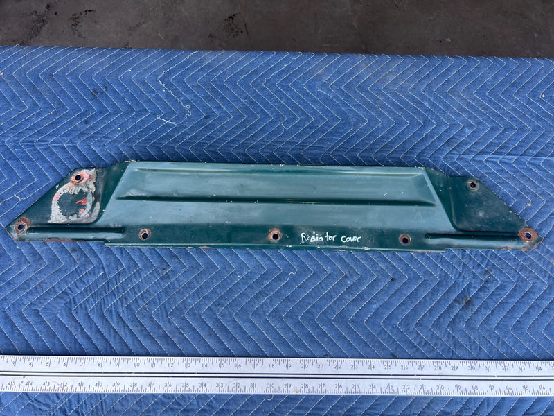 1967-1974 Volvo 140 142 144 145 Front Radiator Cover Trim Green OEM #4957EM