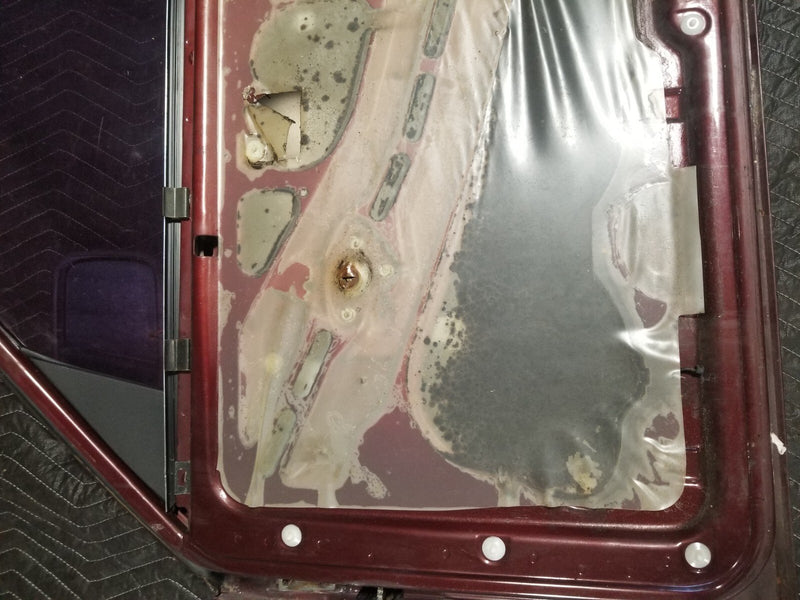 1984-93 BMW E30 318i 325i Front Passenger Right RH Burgundy Door Panel OE #CN601