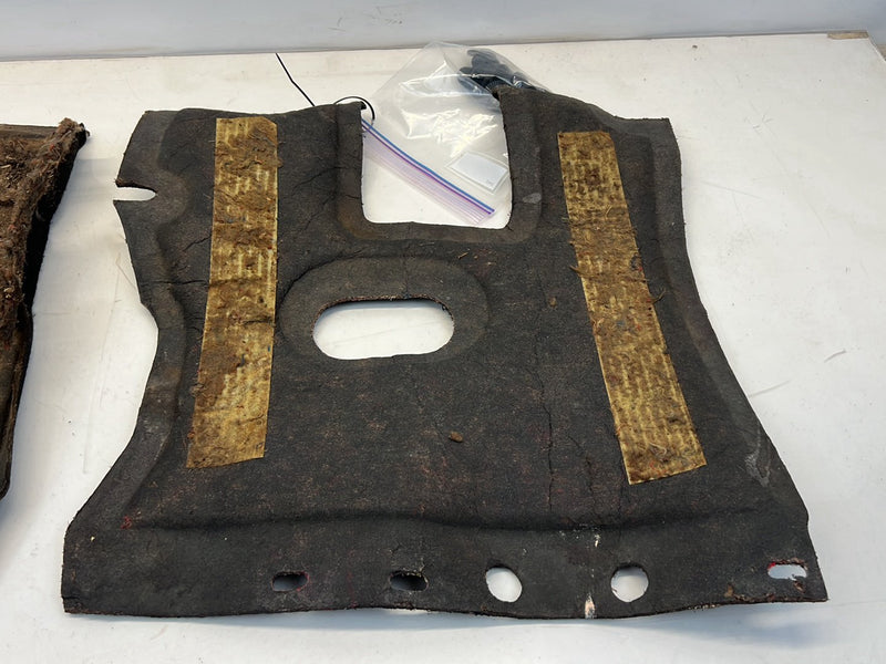1975-1980 Volvo 244 240 Lower Dash Footwell Insulator Trim Pad Pair OEM #5301EM