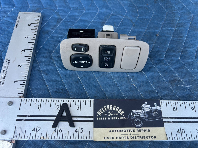 2004-2010 Toyota Sienna Mirror Adjustment Rear Vent Control Switch OEM #3573EM