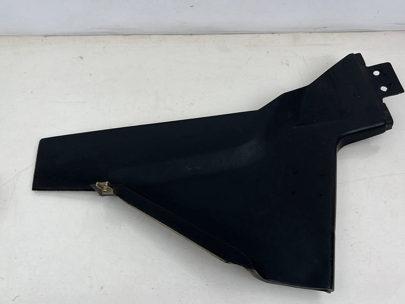 1990-1992 Volvo 740 745 940 Right Left Center Console Trim Black Pair OE #5866EM