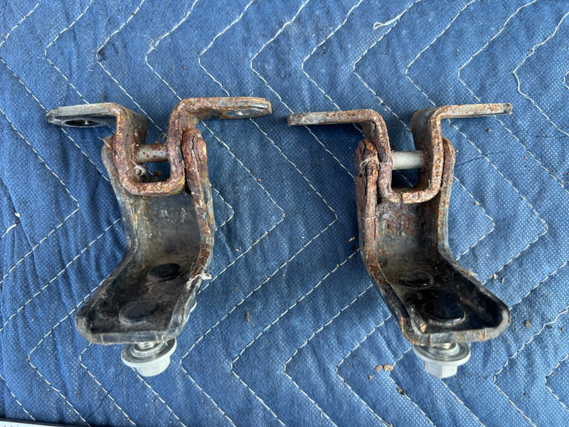 2010-2013 Suzuki SX4 Hatchback Front & Rear Door Hinge Set Black OEM #1334CN