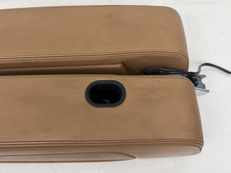 2001-2003 Audi S8 D2 A8 Center Console Armrest Caramel Leather Phone OEM #6092EM