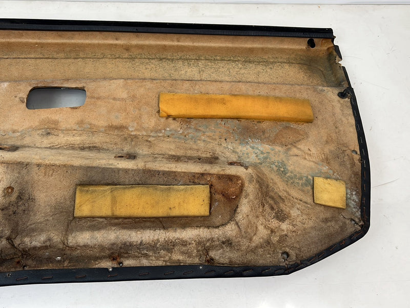 1983-1985 Porsche 944 Left + Right Door Card Panel Pair Black OEM #5706EM