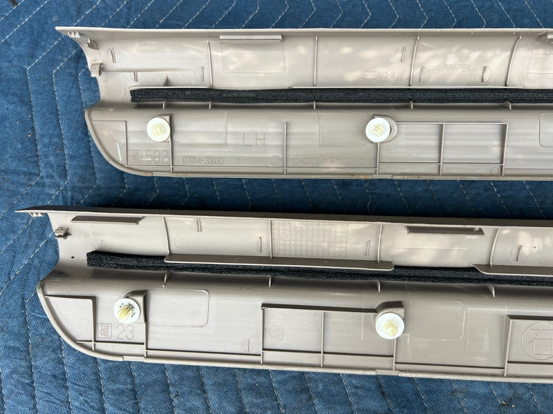 2002-2006 Toyota Camry LE SE Front Rear Door Sill Scuff Plate Trim OEM #6499EM